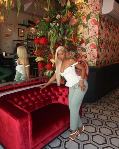 Customer photo review of Sweetheart Ribbon Corset Top