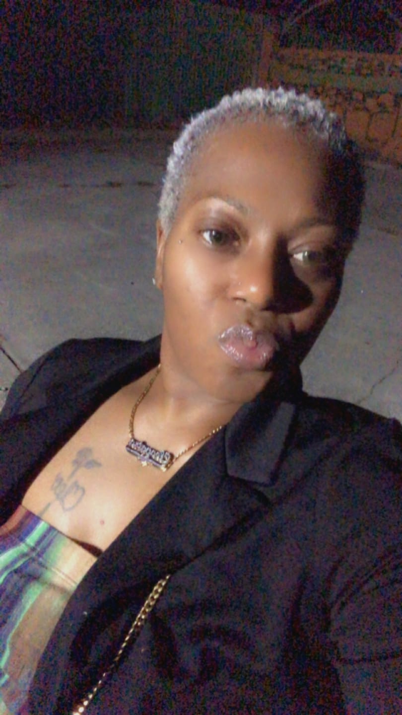 Customer photo review of Double Plated Script Name Necklace w/ Figaro Chain
