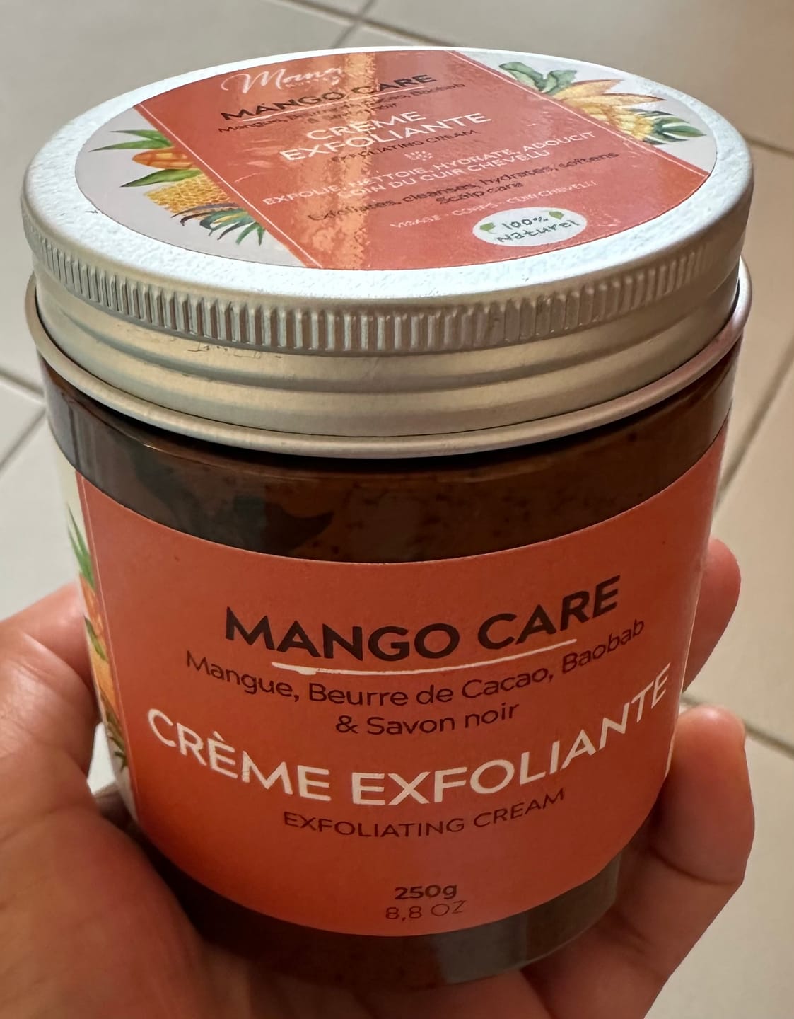 Customer photo review of Crème exfoliante - Gommage doux