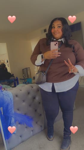 Customer photo review of Raw Tape-In Hair Extensions (1 Pack/100G)