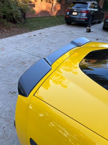 Joseph T. review of Corvette C6 ZR1 Extended Rear Trunk Spoiler image 1 out of 2