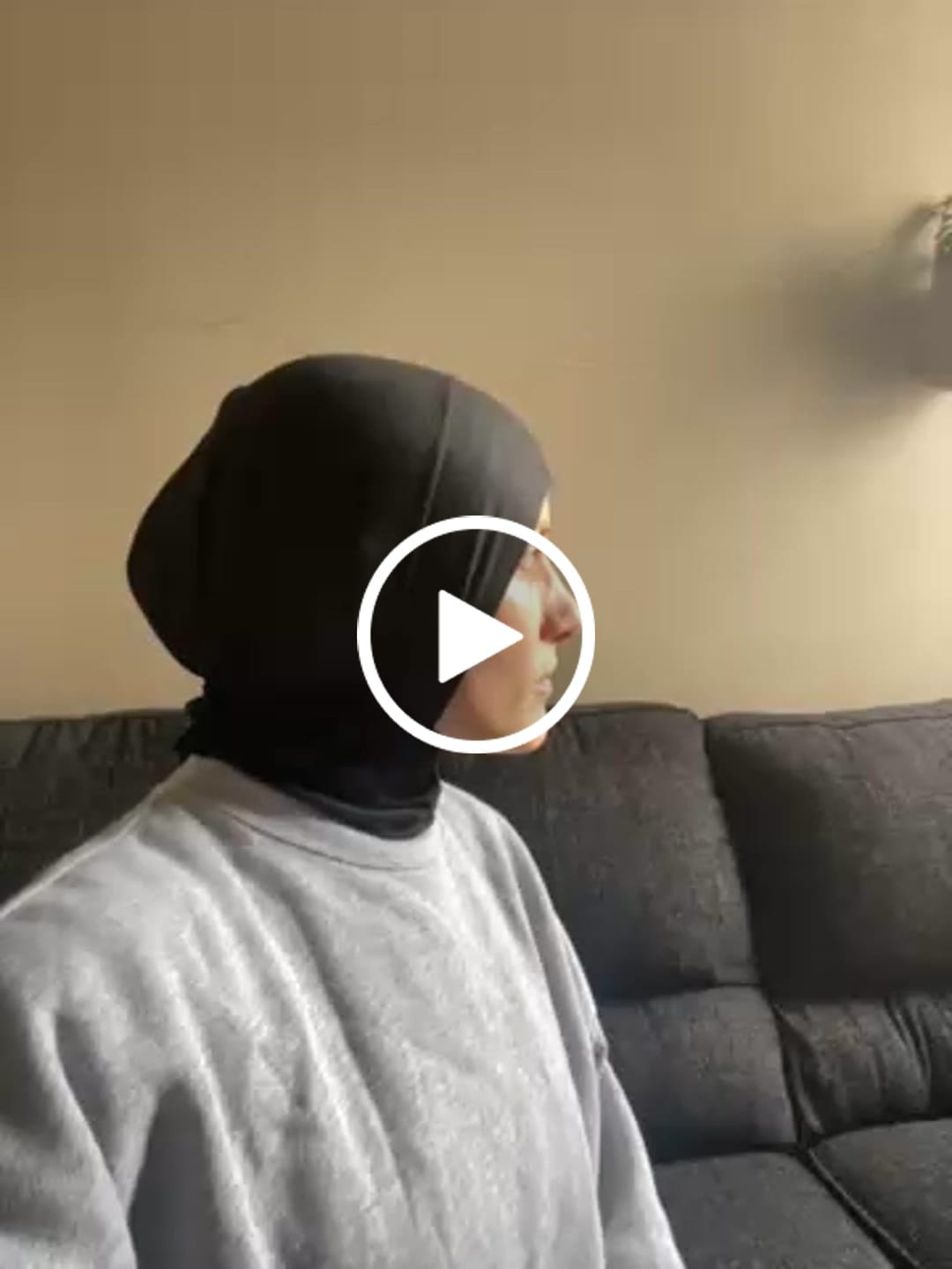 Customer video review of Ninja Hijab Cap - Black