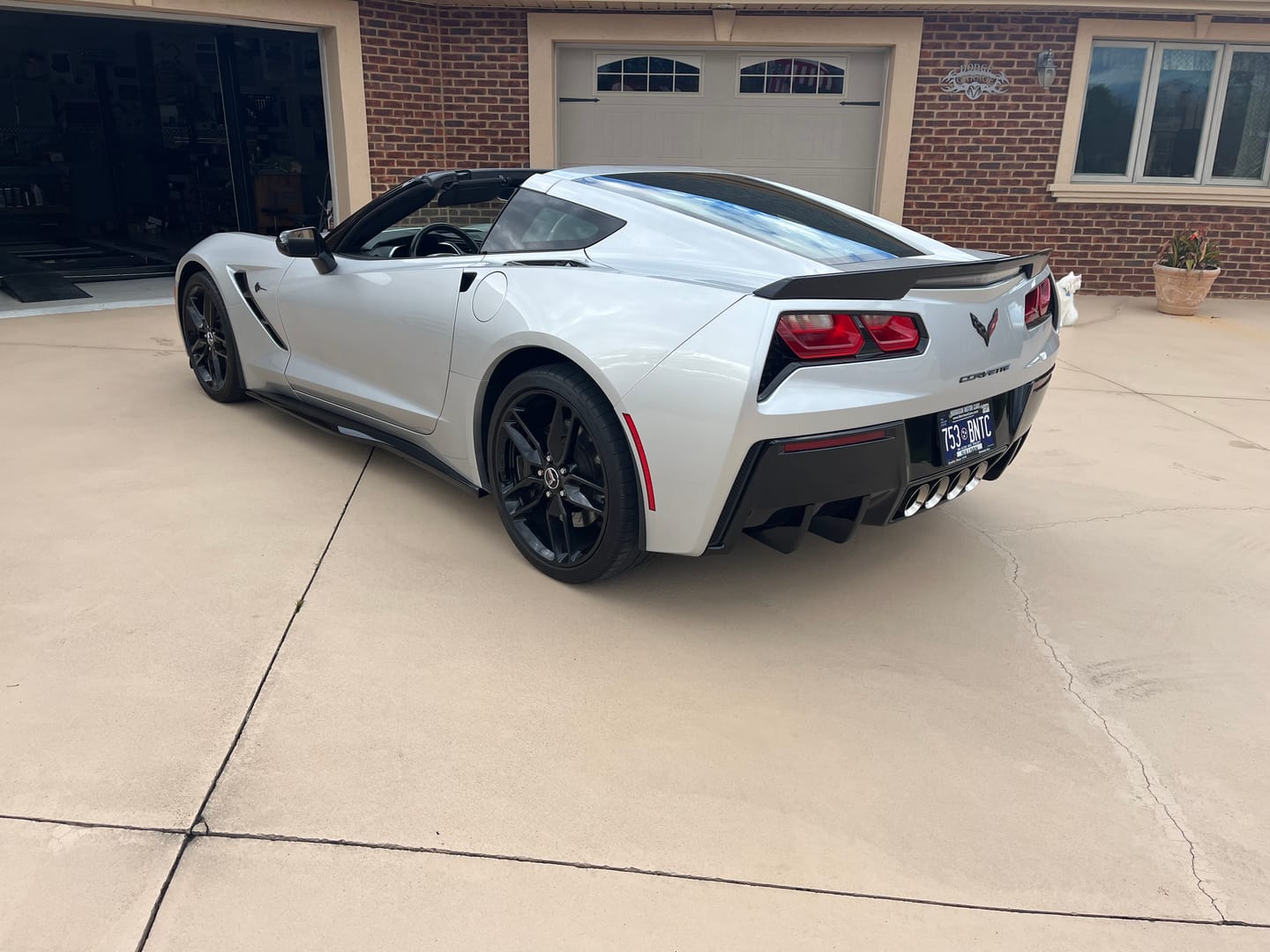 Customer photo review of Corvette C7 Rear Bumper Diffuser Fins