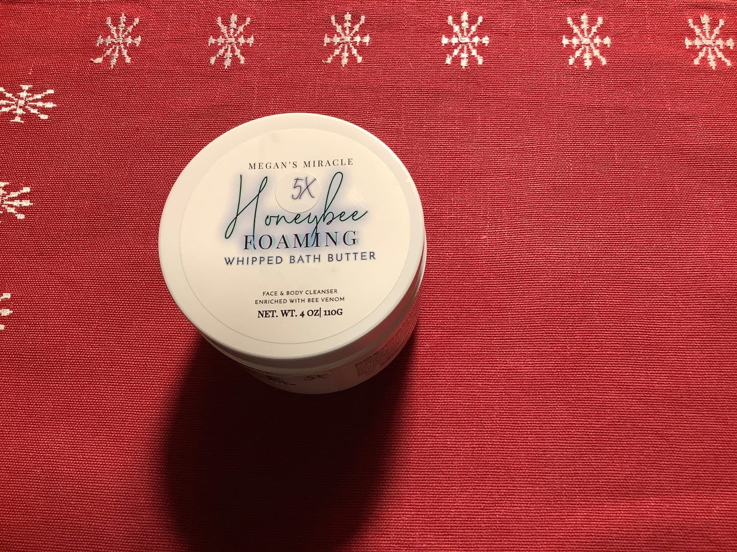 Customer photo review of Foaming Bath Butter