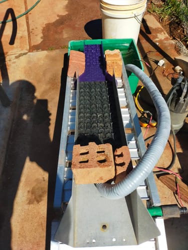 Customer photo review of River Sluice - adventure dream mat gold sluice