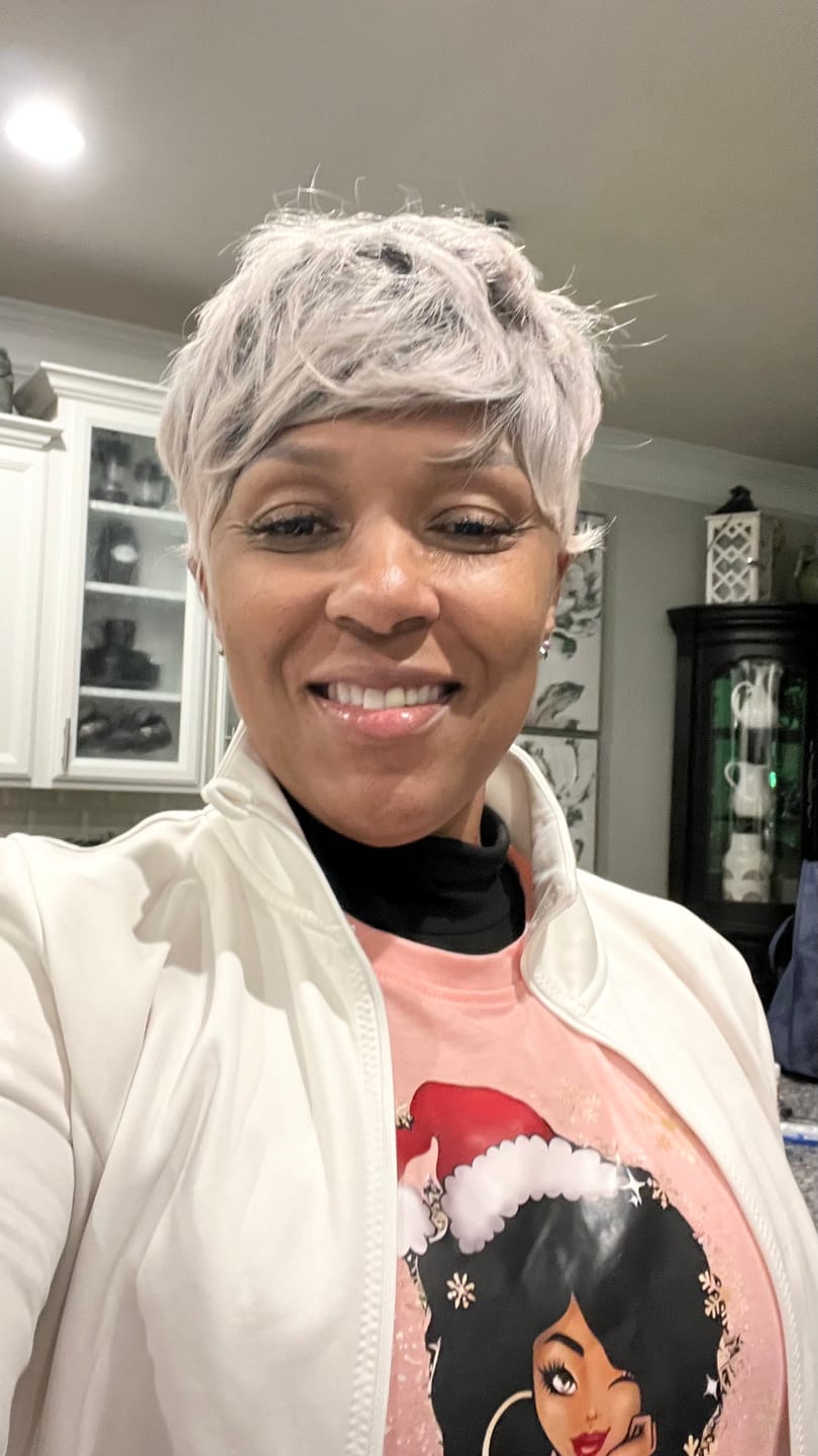 Customer photo review of Outre Wigpop Synthetic Wig NOLA