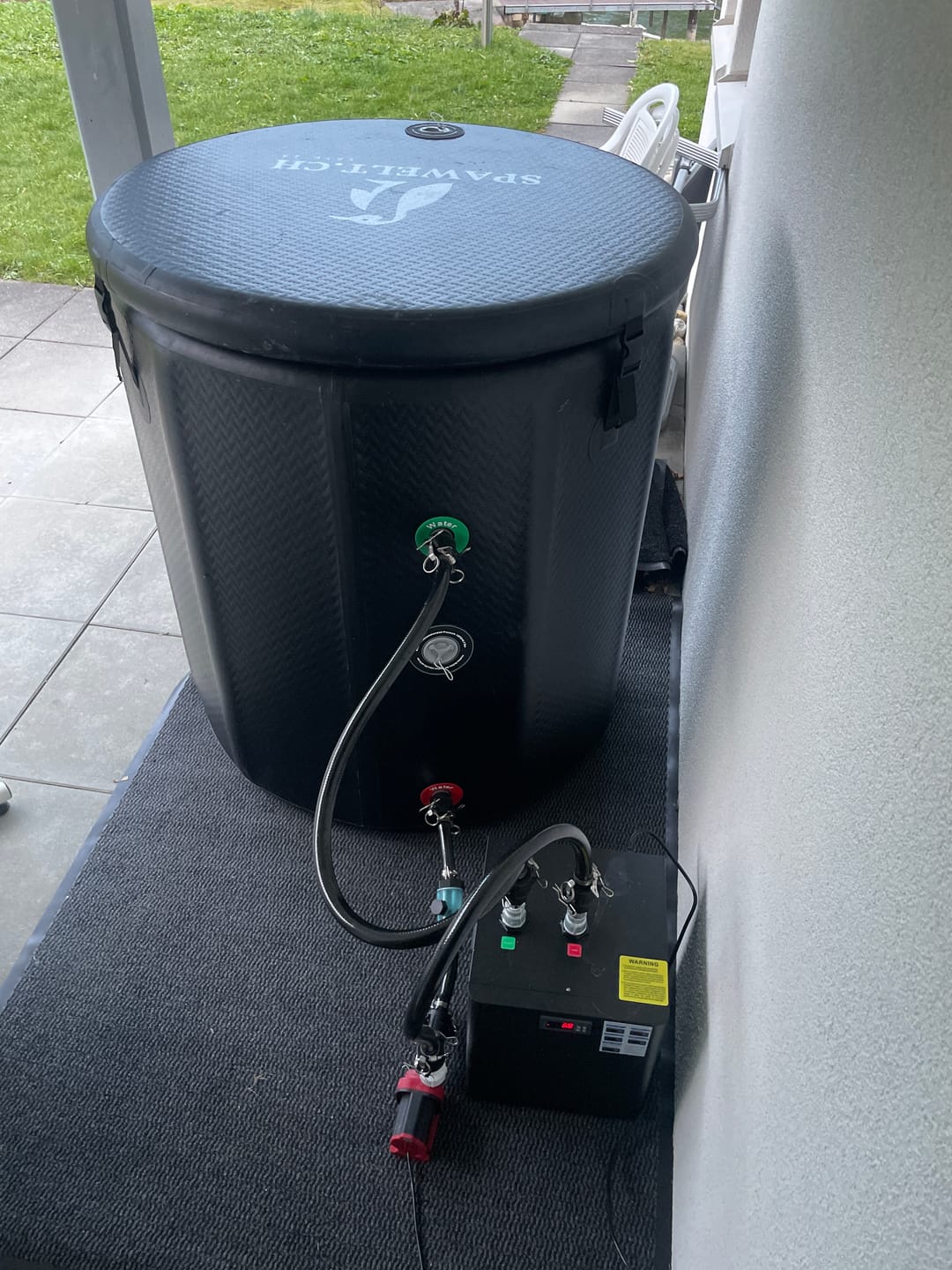 Customer photo review of Ice Tub Pro 1 Komplettset inklusive Chiller und Zubehör