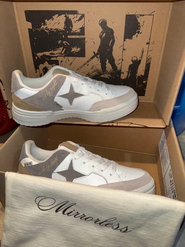 Customer photo review of Mirrorless 57s - Premium Sneakers