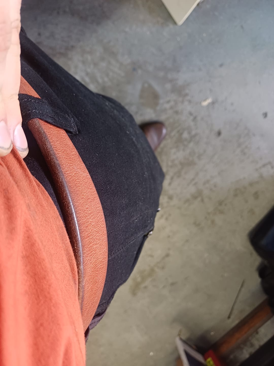 Customer photo review of The Unbreakable Belt - The Original - Old World Tan (Hermann Oak tannery)
