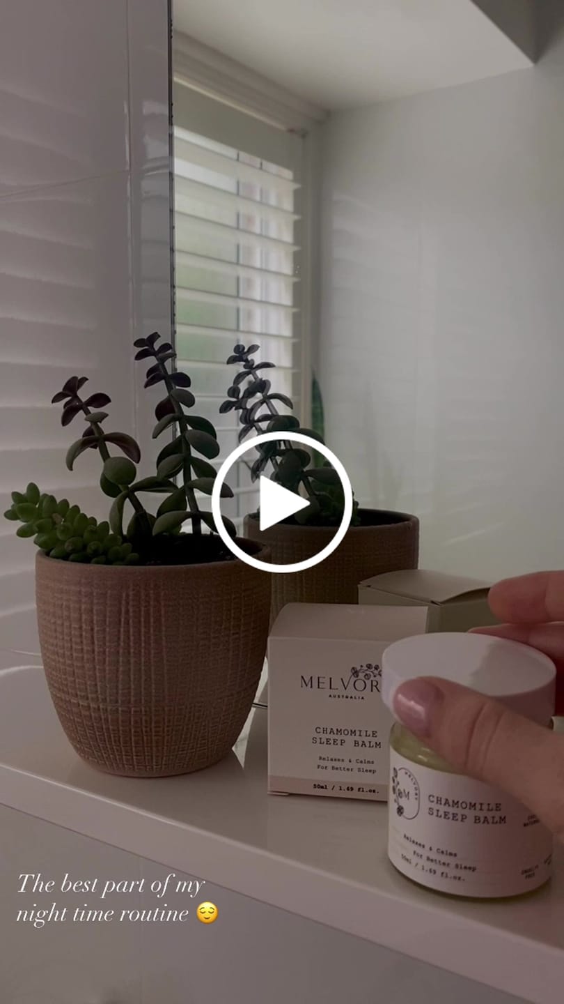 Customer video review of Chamomile Sleep Balm