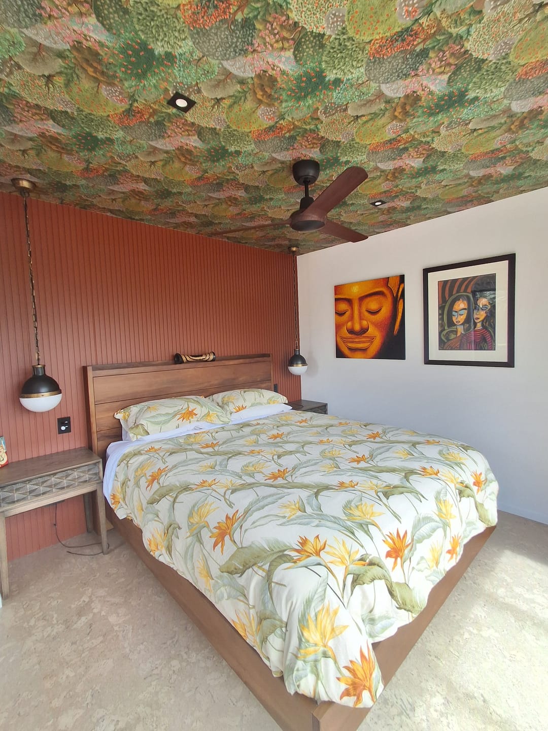 Customer photo review of Arboretum Garden Wallpaper - Green