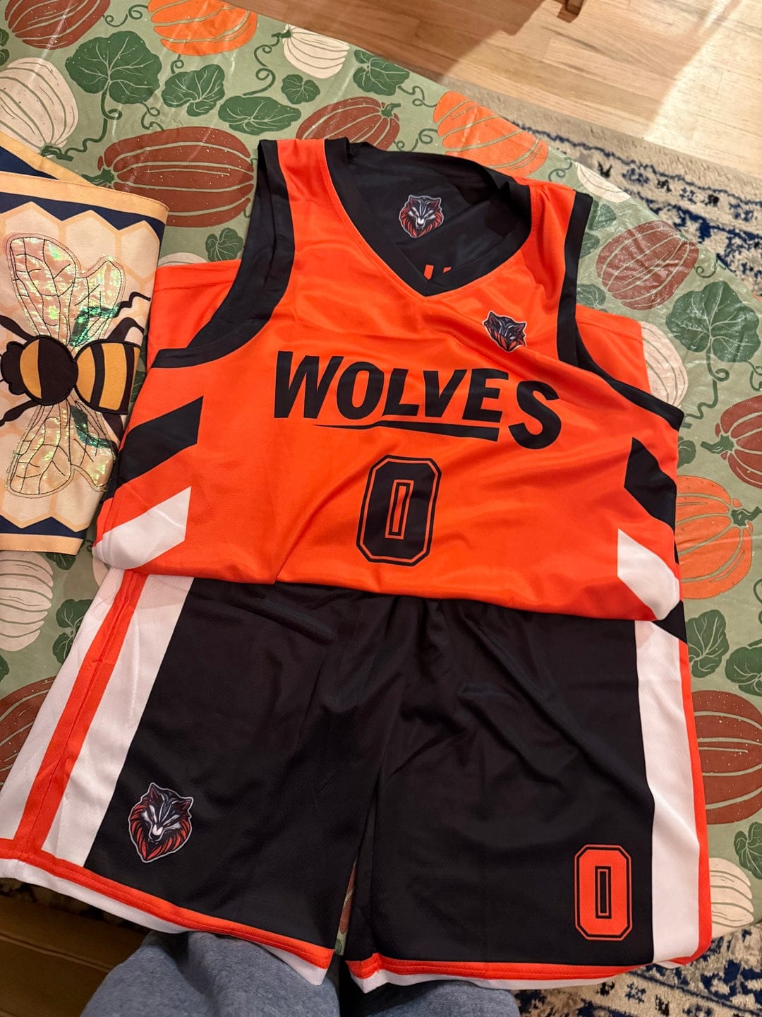 Customer photo review of Custom Red White Double Side Sets Design Sportswear Basketball Jersey