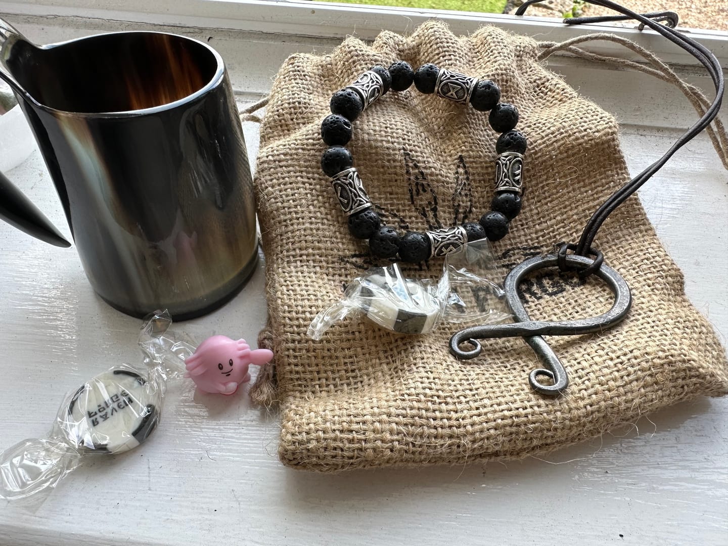 Customer photo review of Troll Cross Pendants