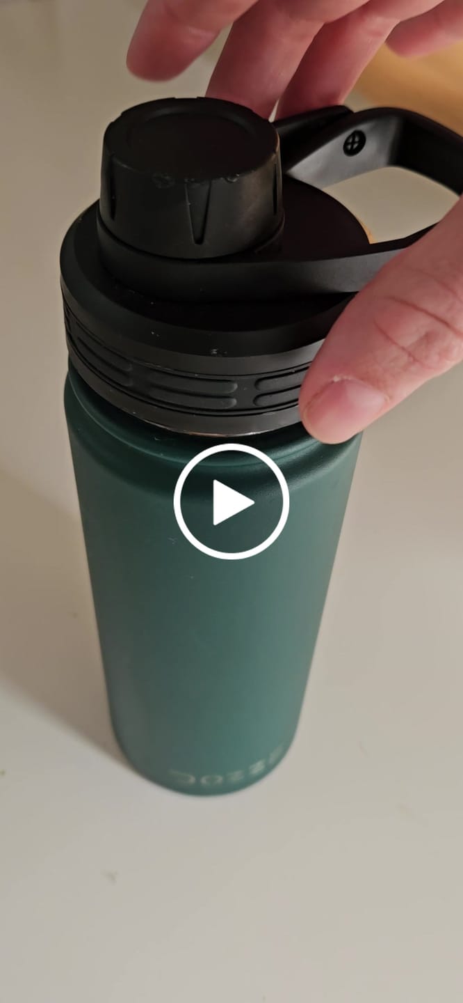 Customer video review of DOZZE Cruiser Water Bottle