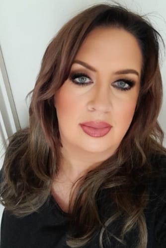 Customer photo review of Stranded Human Hair Hairline Fillers #2/5 Azalea