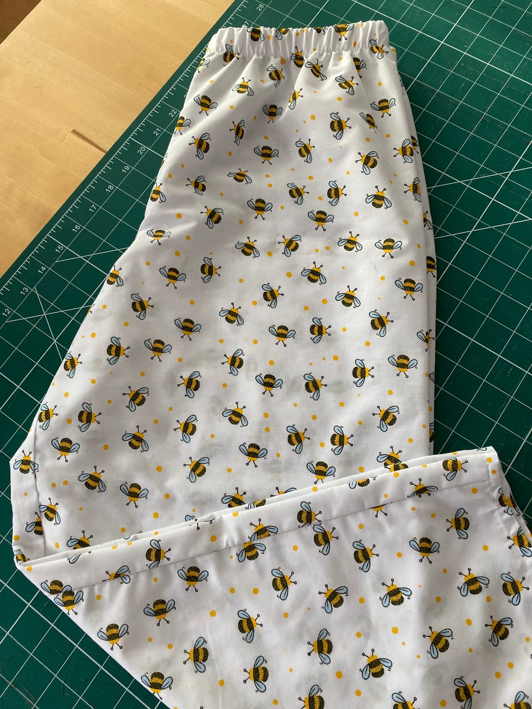Customer photo review of Bees and Dots Polycotton Fabric