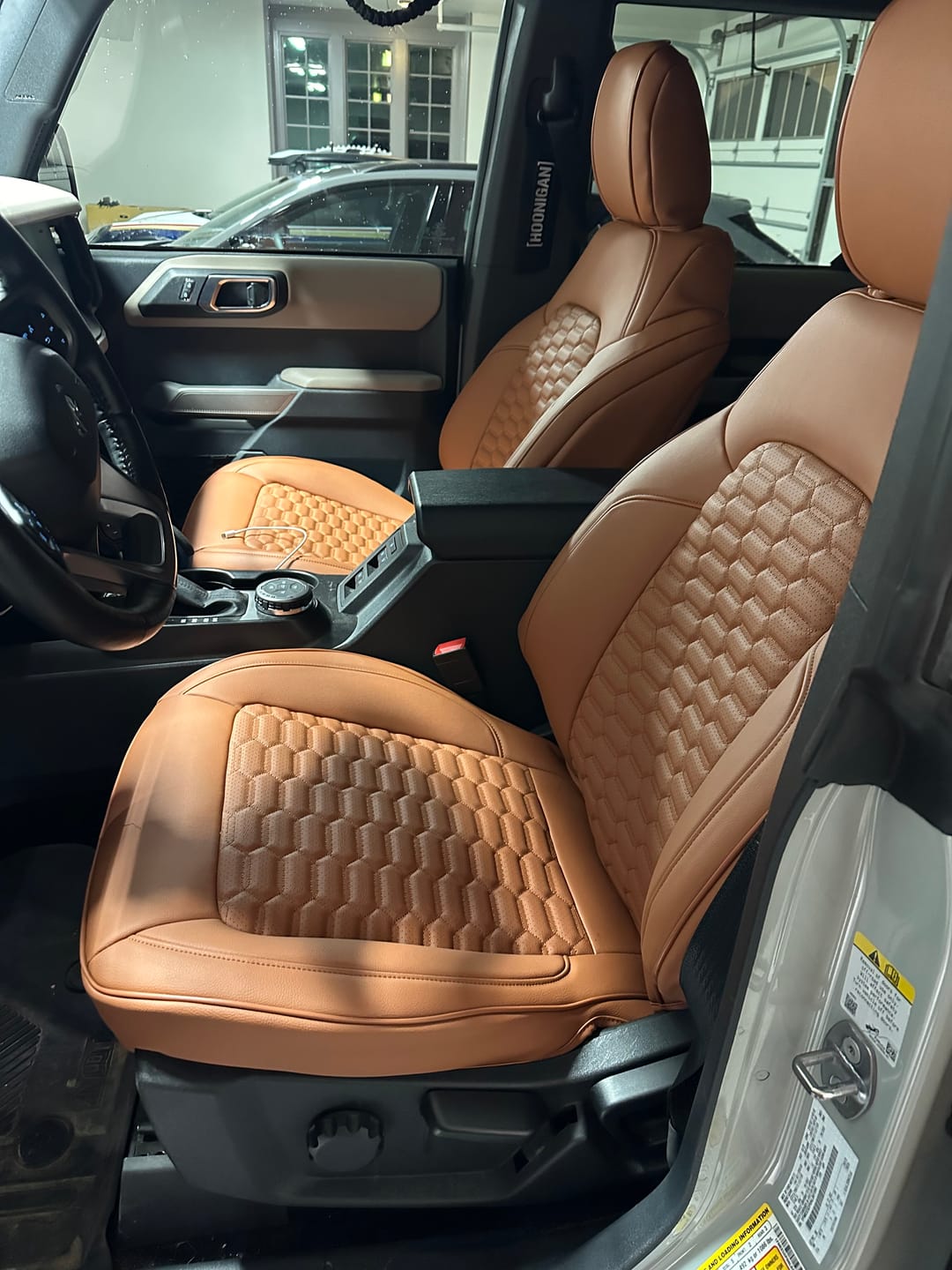 Customer photo review of 2021+ Ford Bronco 4 Door Custom Leather Seat Covers