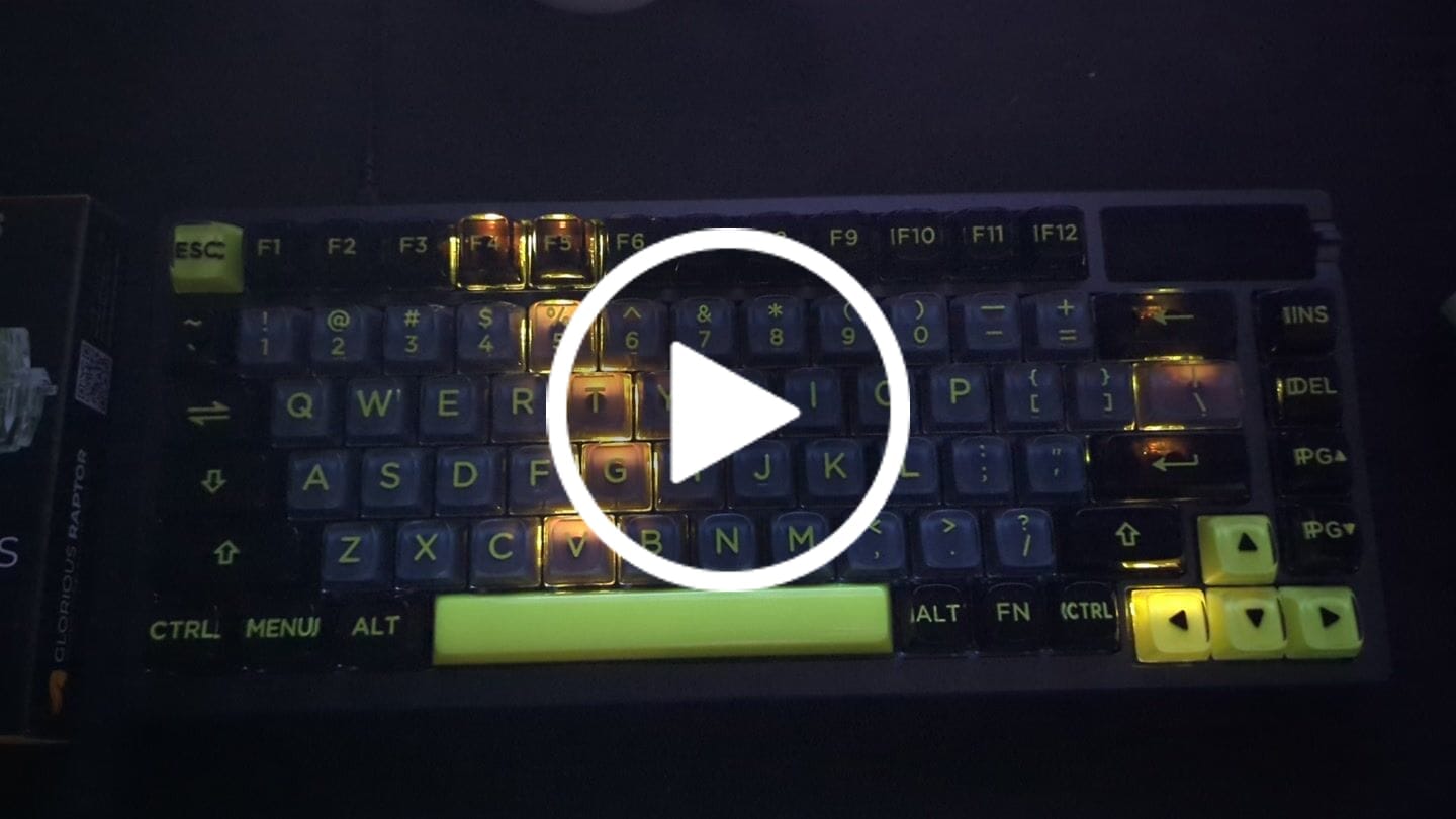 Customer video review of Raptor Switches (Pre-Lubed) - 36x Pack