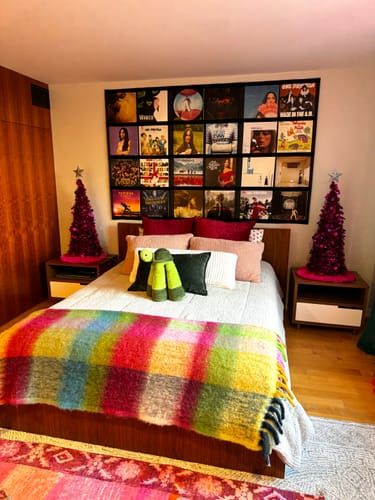 Customer photo review of 12" Vinyl Record Display Frame - LP Wall Storage