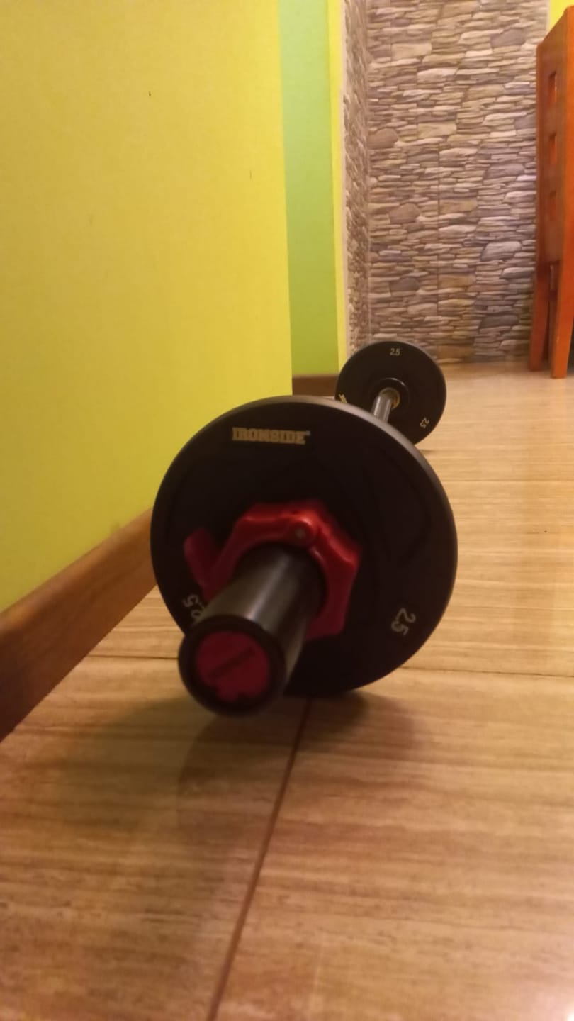 Customer photo review of Discos de 3 Agarres IRONSIDE (2.5 a 20 kg)