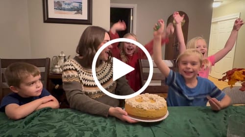 Customer video review of Seasonal Cheesecake - Pumpkin