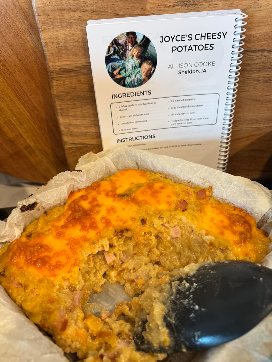 Customer photo review of The Farm Wife Slow Cooker Cookbook