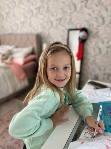 Customer photo review of Lulu Two Strand for Kids - Braided Headband