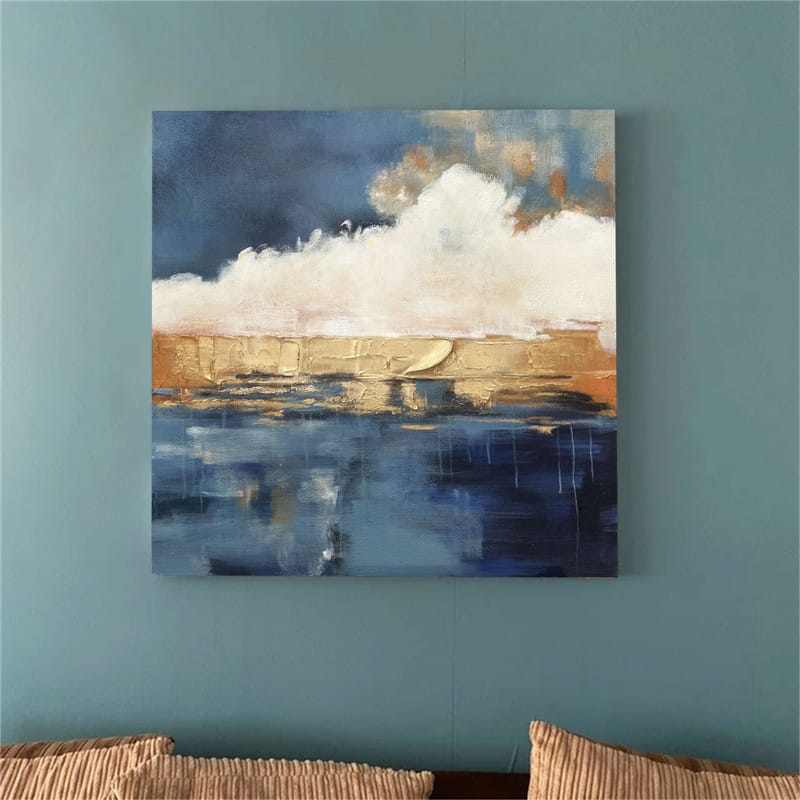 Customer photo review of Abstract Painting Canvas #AP073