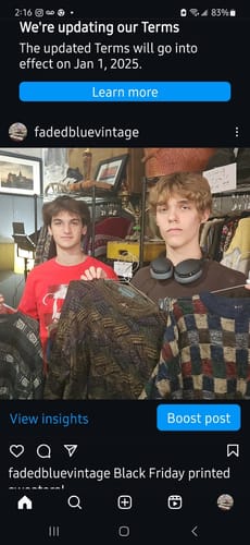 Customer photo review of Wholesale Cosby Sweaters