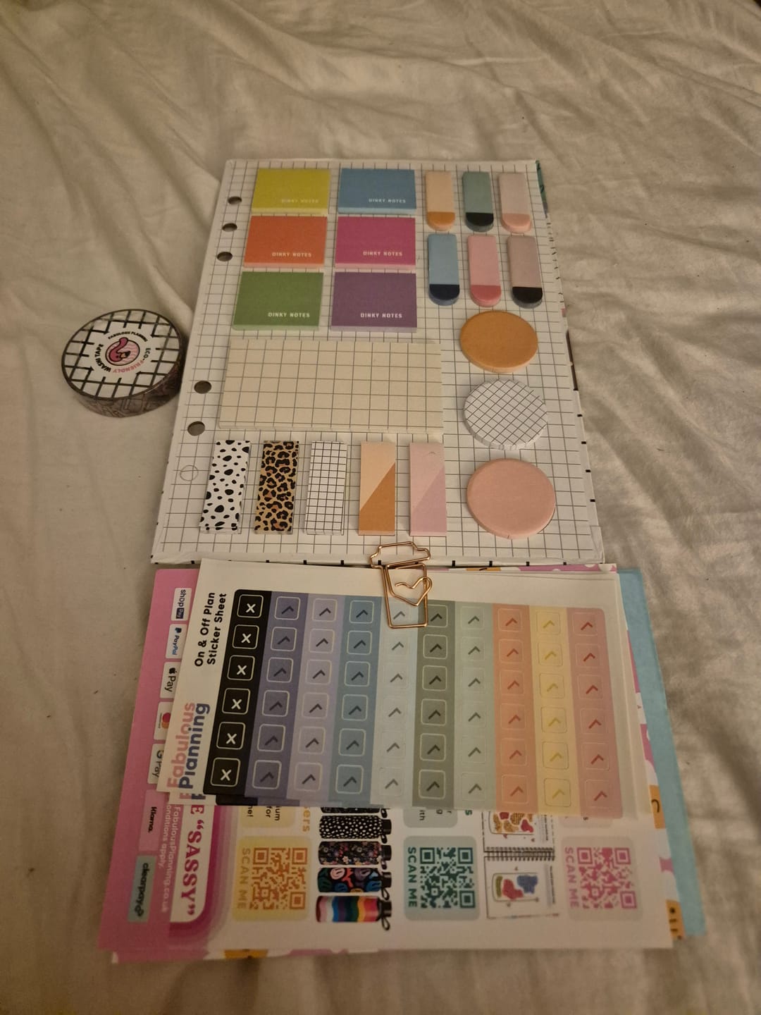 Customer photo review of Freebie Self Care Washi Tape 10mm