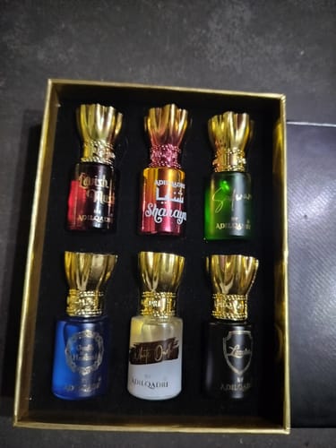 Customer photo review of Assorted Luxury Attar Perfume Gift Set (6 × 5.5Ml)