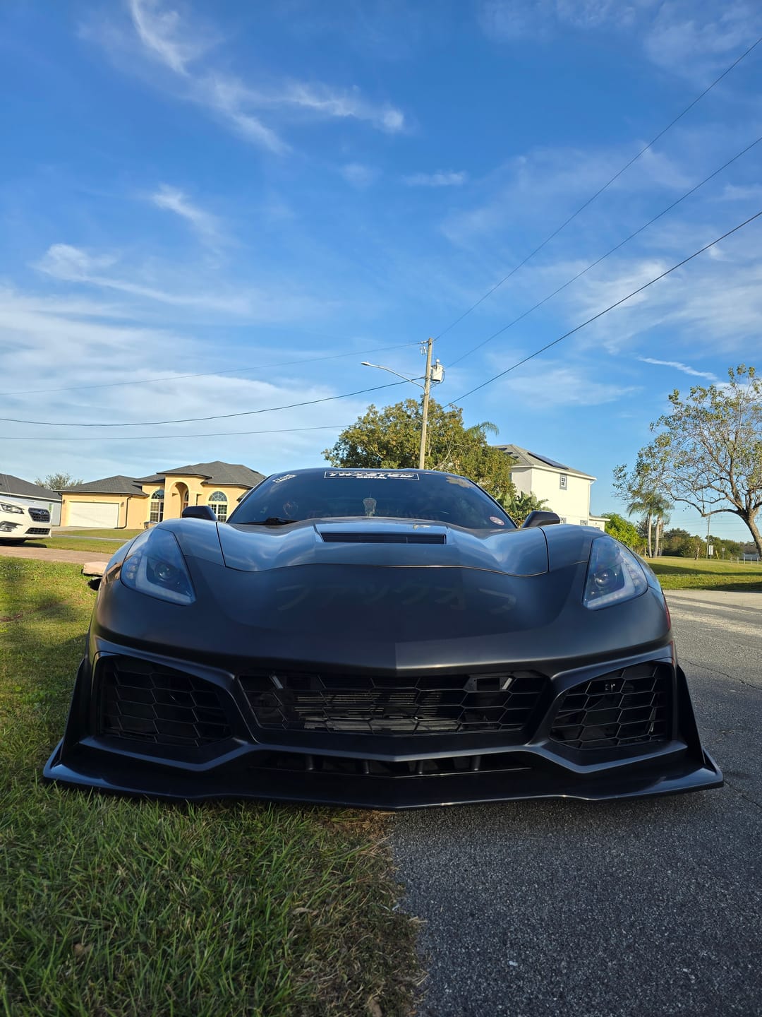 Customer photo review of Corvette C7 ZR1 Conversion Front Bumper Kit