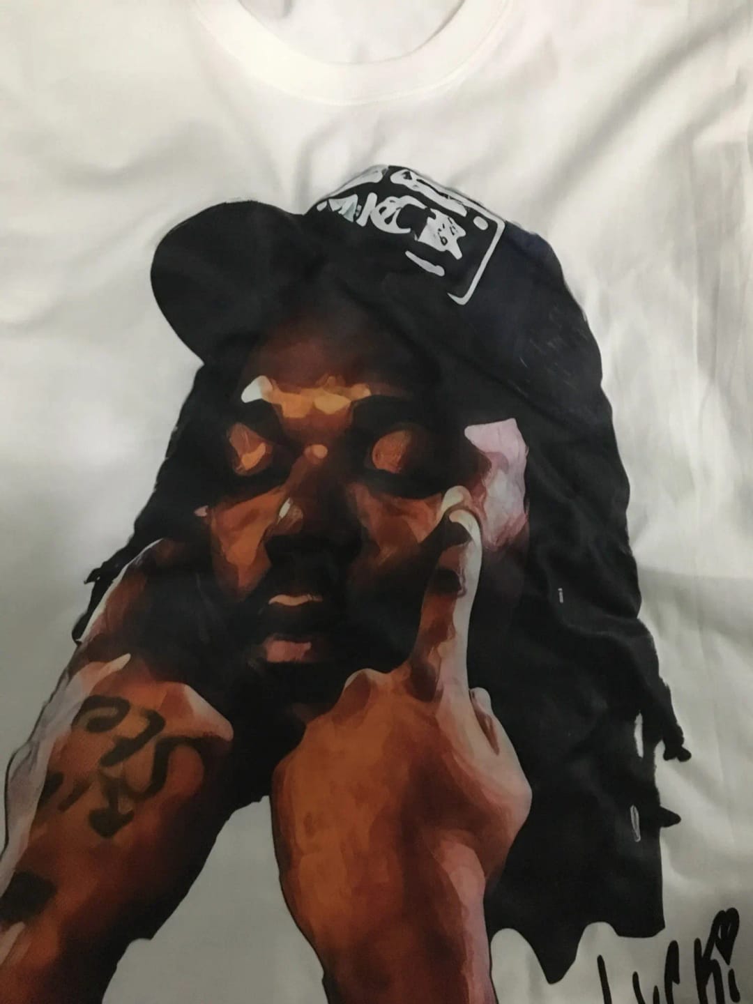 Customer photo review of THE RAPPER TEE