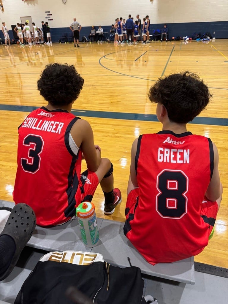 Customer photo review of Custom Red White Double Side Sets Design Sportswear Basketball Jersey