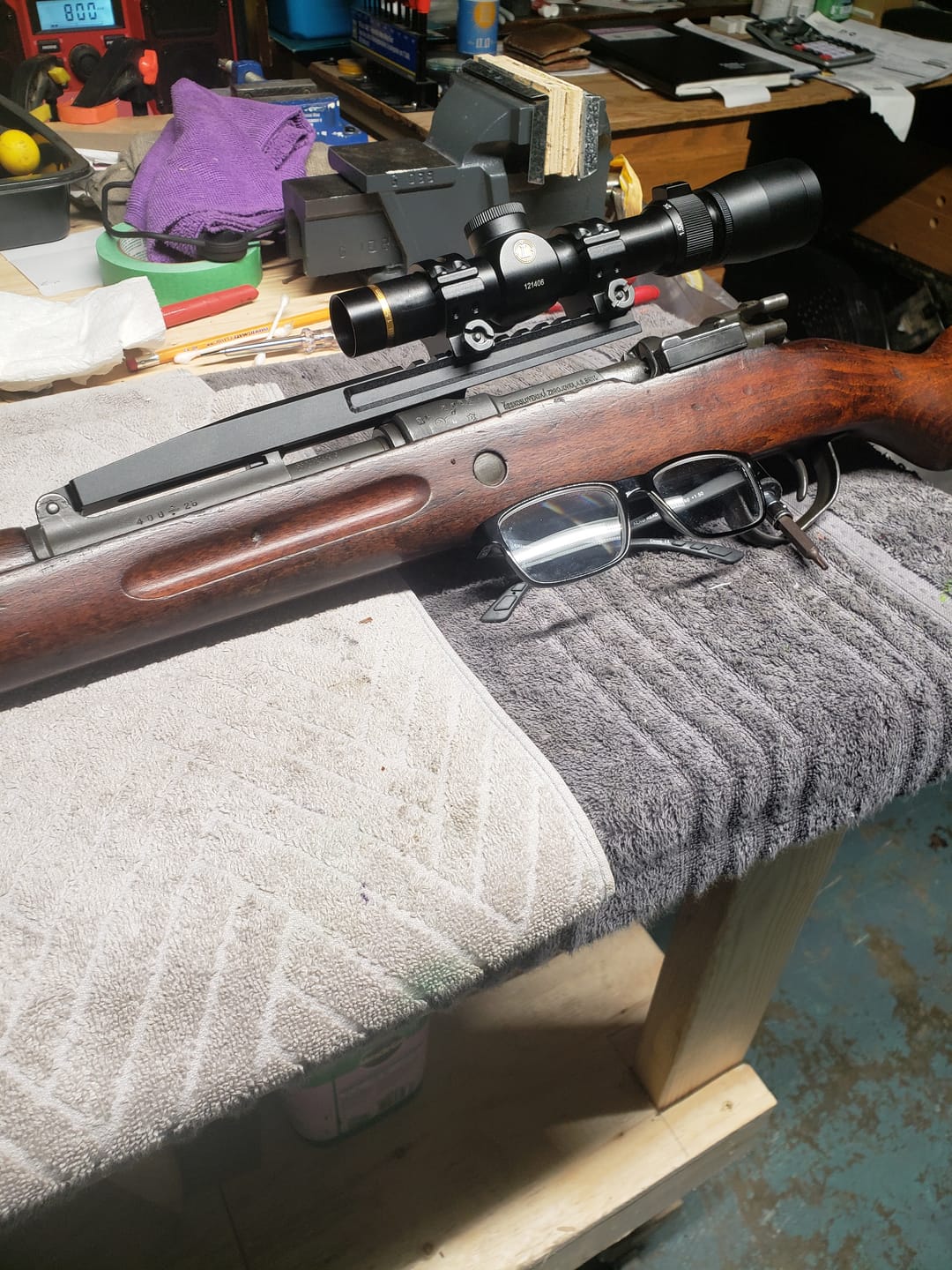 Customer photo review of Ultra Low-profile Mauser K98k NDT Scope Mount Gen 3 picatinny rail