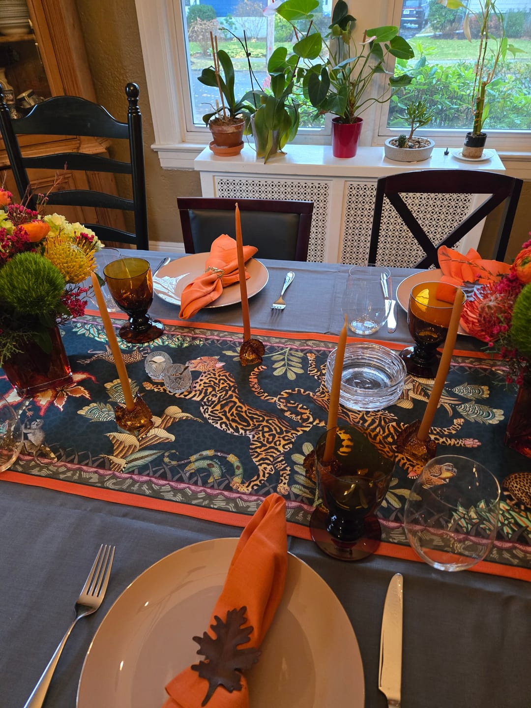 Customer photo review of Classic Hemstitch Tablecloth