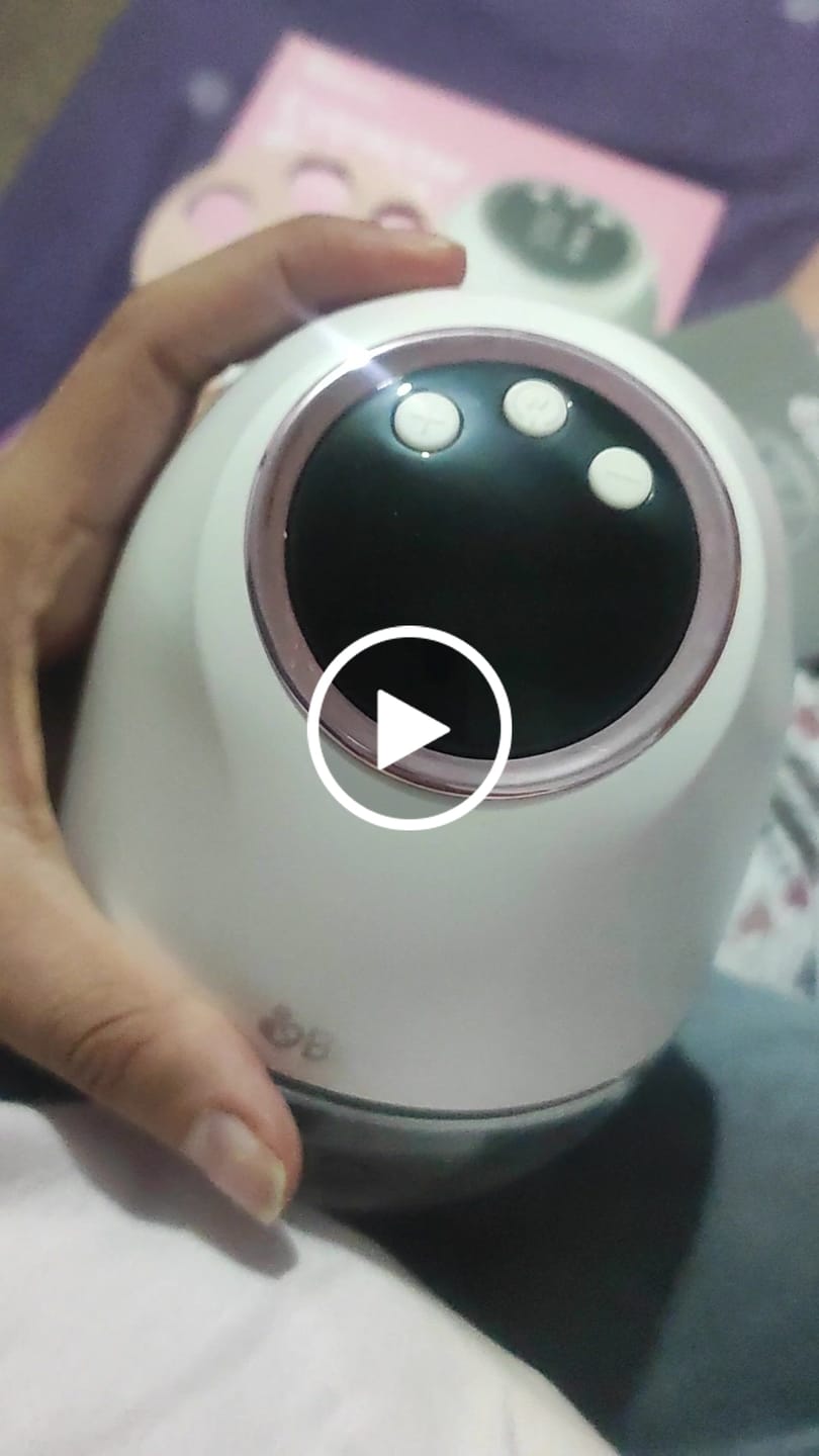 Customer video review of Extractor de leche inalámbrico