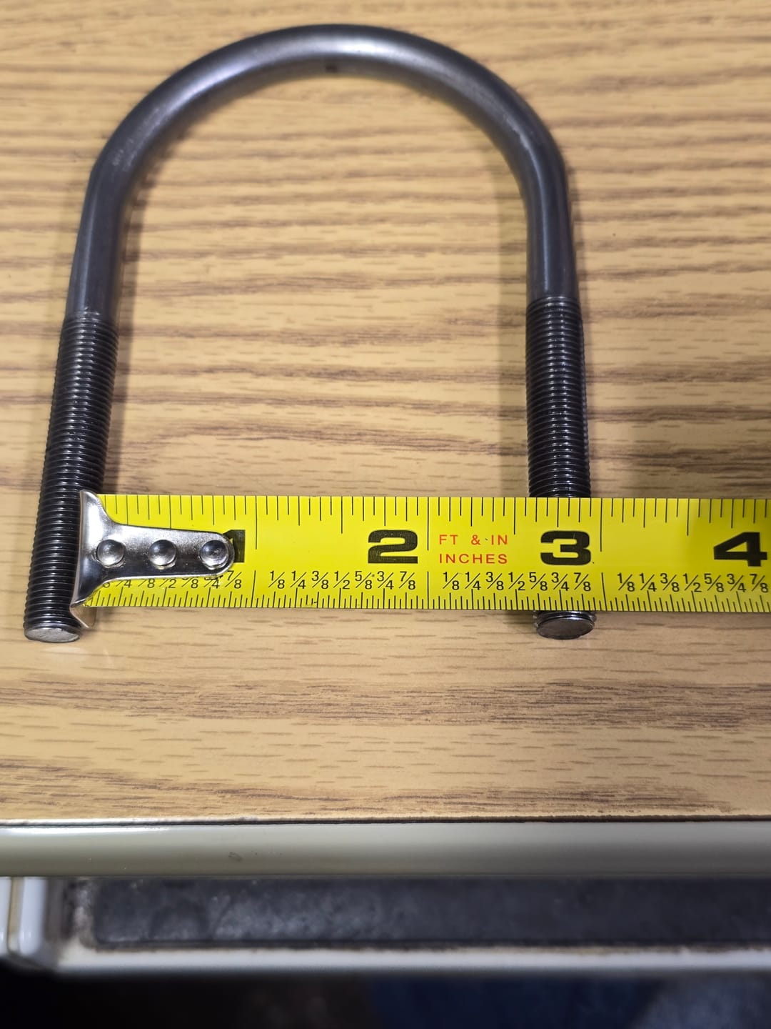 Customer photo review of 3/8 Inch Diameter U-Bolts - Round