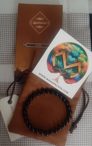 Customer photo review of Pulsera de Turmalina Negra 🛡️🖤✨ (6 mm) Protección, Purificación y Conexión
