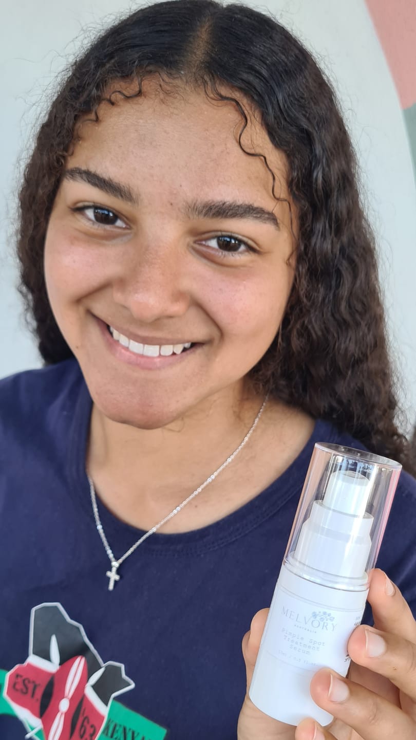 Customer photo review of Pimple Spot Treatment Serum