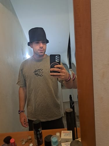 Customer photo review of TRANSMUTATION ACID WASH TEE