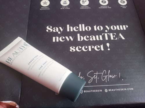 Customer photo review of Crème Hydratante Éclat au Thé Vert