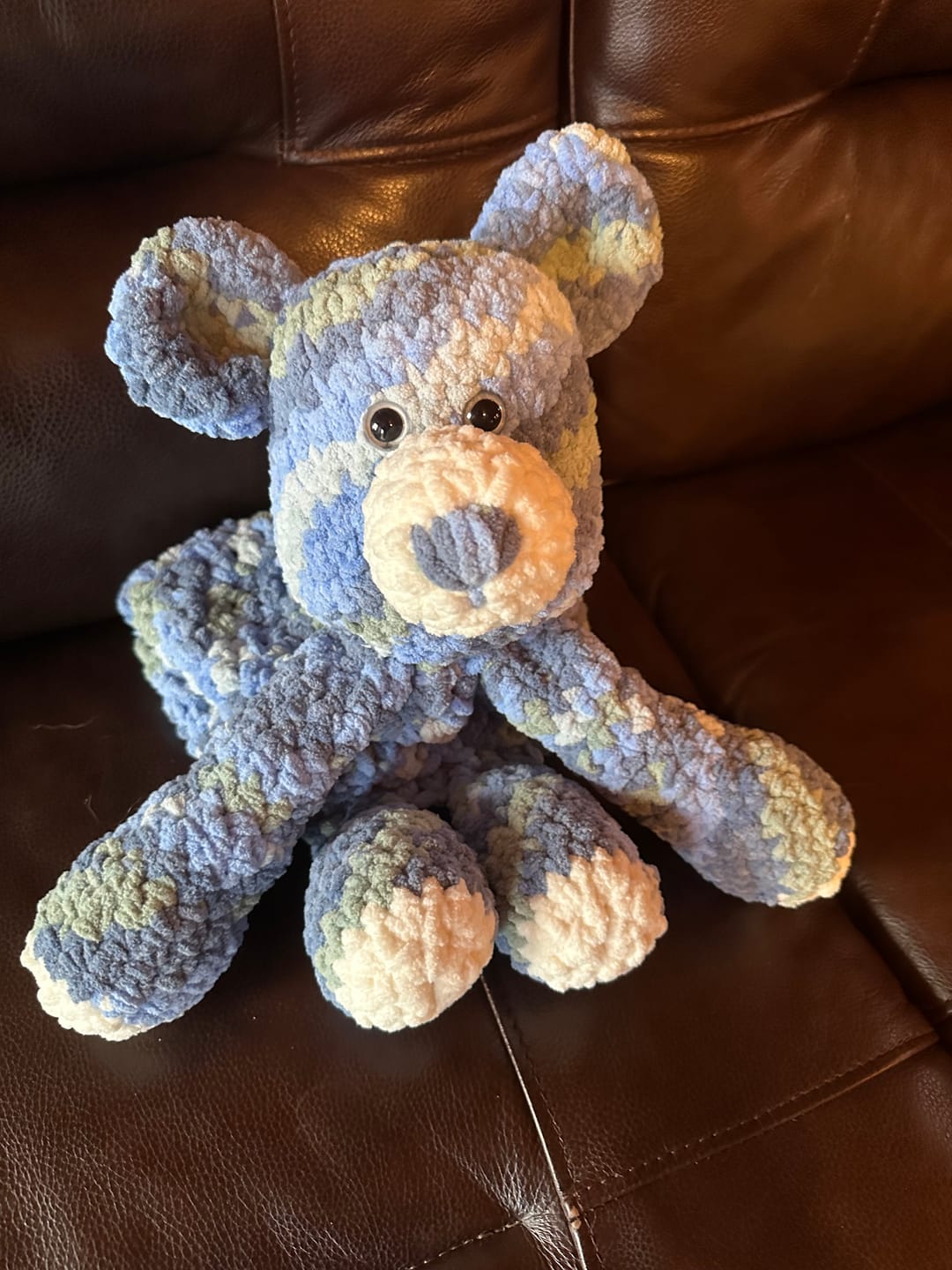 Customer photo review of Crochet Teddy Bear Pattern PDF Download