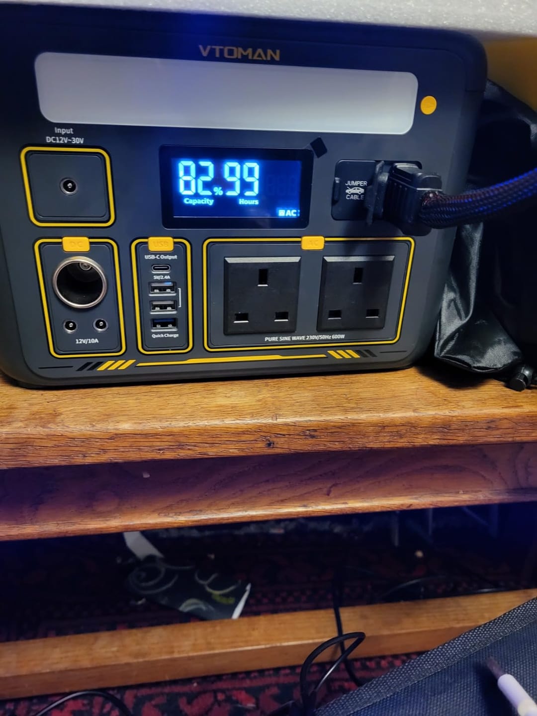 Customer photo review of VTOMAN Jump 600X Power Station