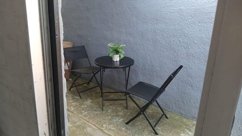 Customer photo review of Juego De Balcón Jardin Exterior Mesa Y Sillas Patio Terraza