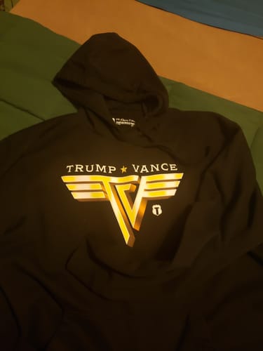 Customer photo review of TV Rocker Gold Hoodie