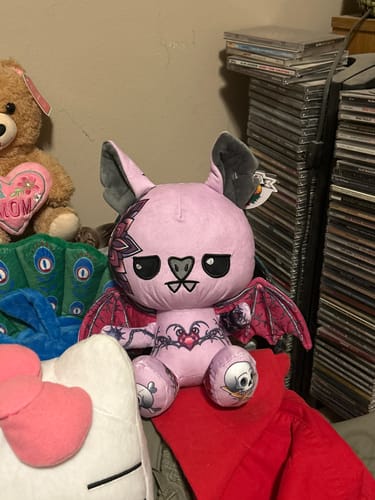 Customer photo review of Violet the Bat Plushie