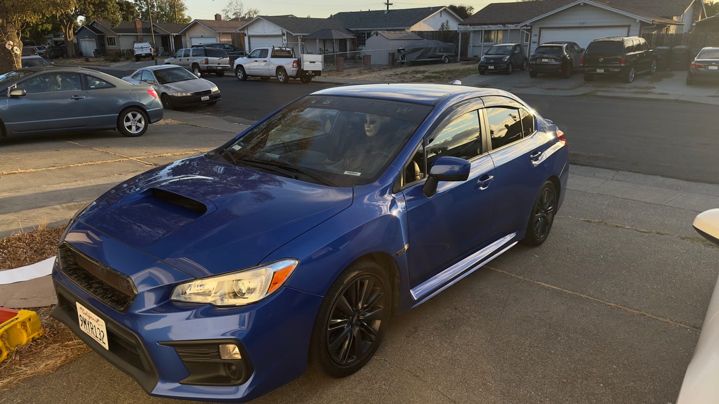 Customer photo review of 2015-21 Subaru WRX | STi Window Visors Wind Deflectors Rain Guards