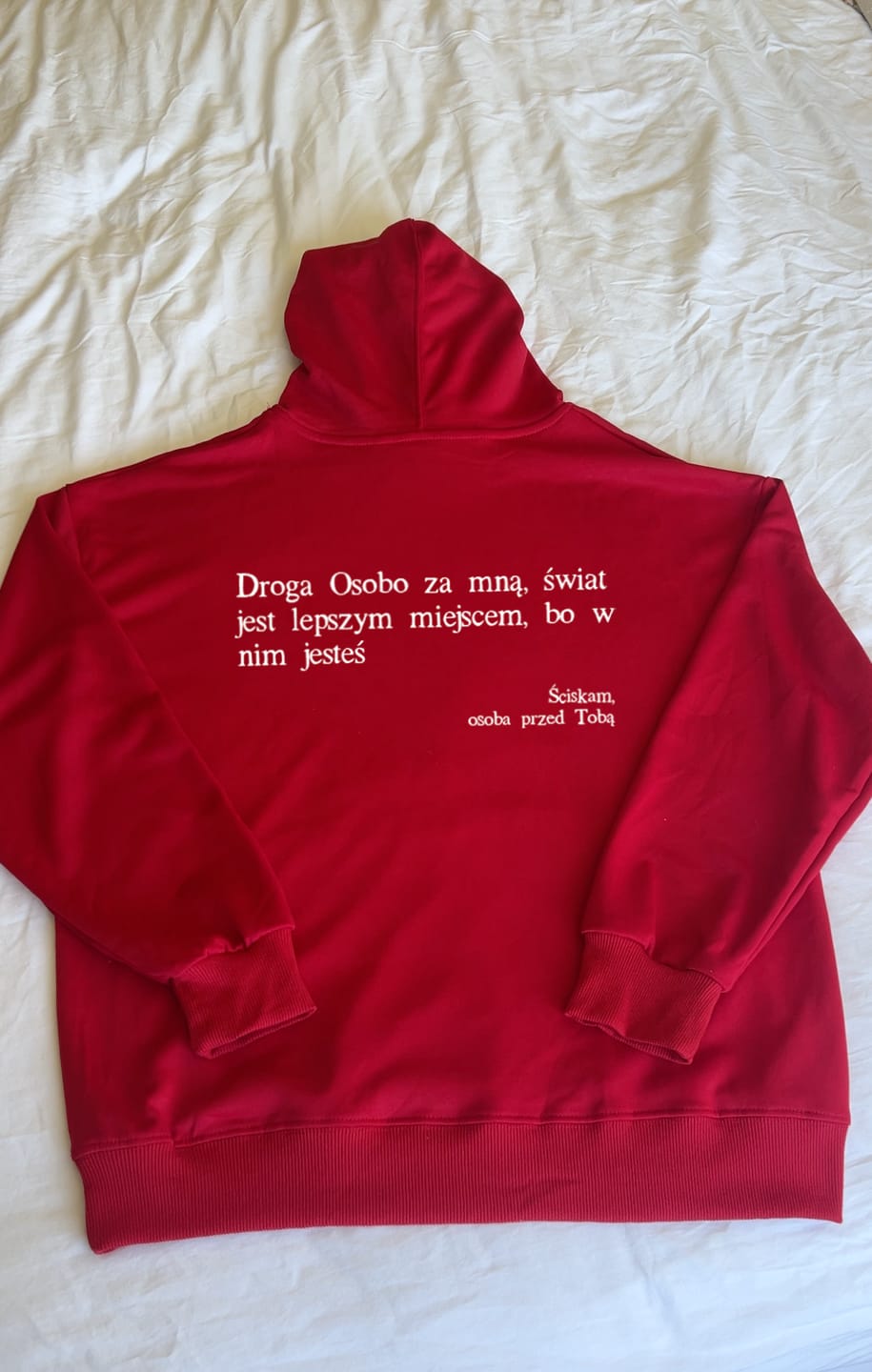 Customer photo review of Dużo Znaczysz™ Bluza