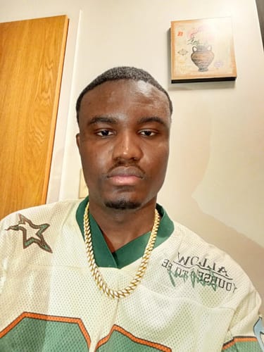 Customer photo review of 12mm Miami Cuban Diamond Chain (Gold)